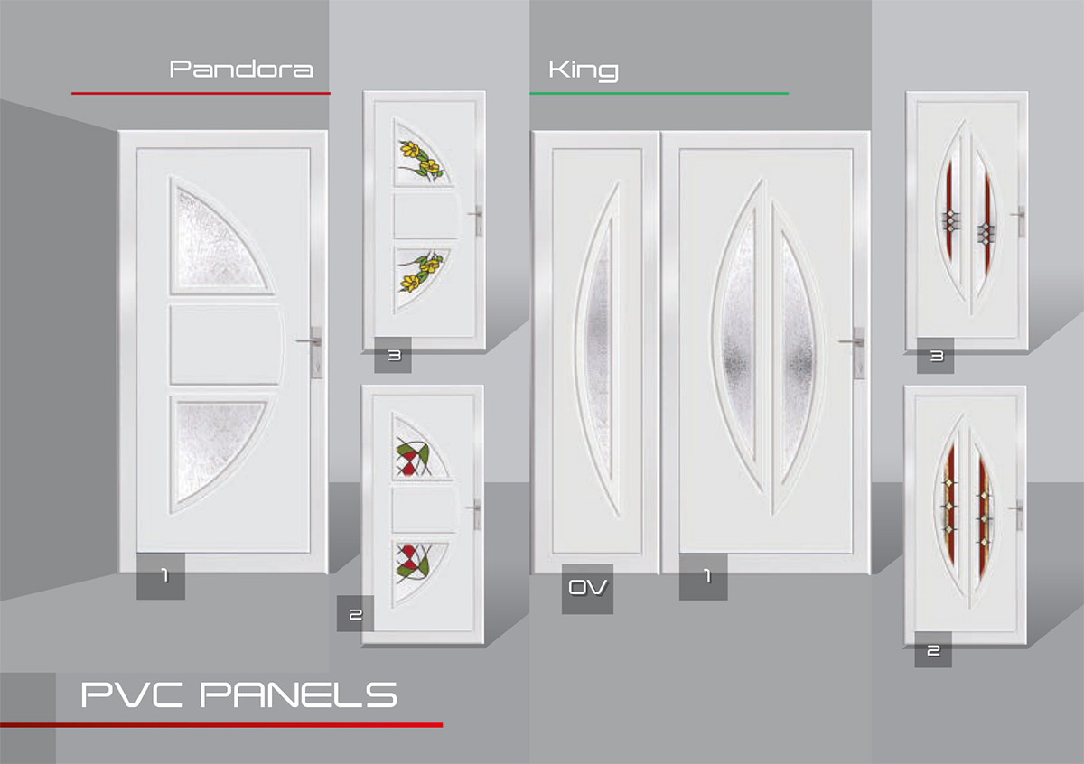 pandora king pvc ajtópanel