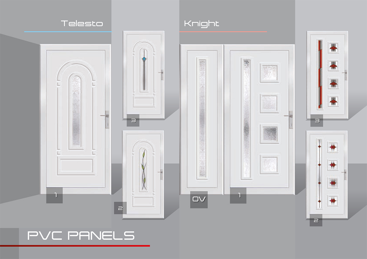 telesto knight pvc ajtópanel