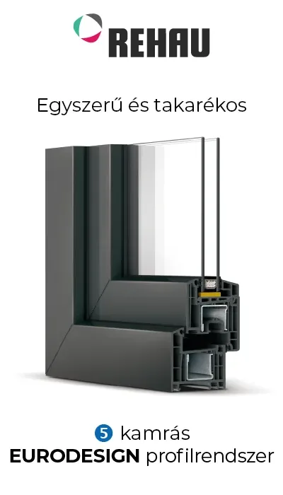 rehau eurodesign keresztmetszet